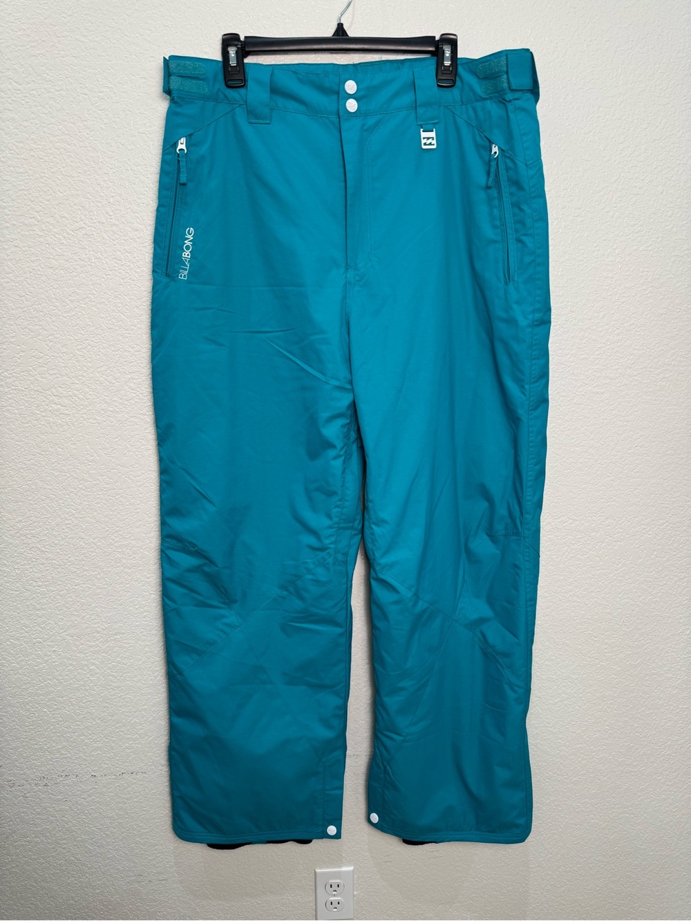 Billabong Indy Mens XL Turquoise Snow Pants Ski Snowboard Waterproof H6PM03